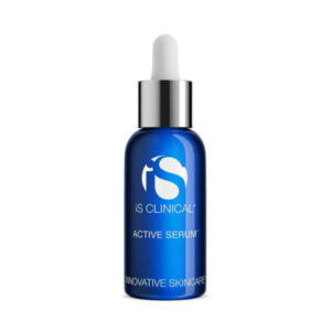 iS Clinical Active Serum (15ml) bottle with blue packaging.