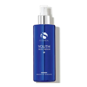 iS Clinical Youth Body Serum 200ml bottle with blue packaging