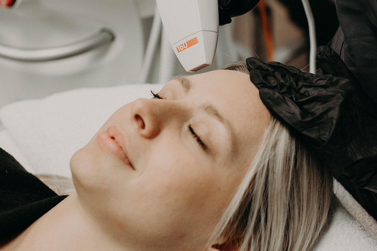 Viva Fractionated RF treatment for skin rejuvenation.